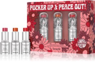 Benefit Pucker Up & Peace Out! Lip Balm Trio набір для догляду за губами