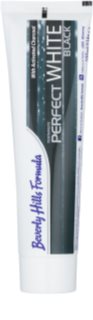 Beverly Hills Formula Perfect White Black dentífrico branqueador com carvão ativo para hálito fresco