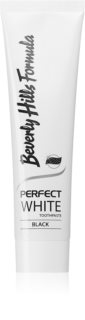 Beverly Hills Formula Perfect White Black pasta de dientes blanqueadora con carbón activo para aliento fresco