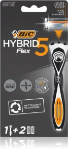 BIC FLEX5 Hybrid rasoio + 2 testine di ricambio