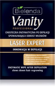 Bielenda Vanity Laser Expert șervețel cu enzime pentru a incetini cresterea parului dupa depilare
