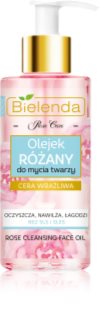 Bielenda Rose Care rosa Reinigungsöl für empfindliche Haut