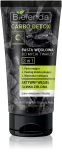Bielenda Carbo Detox Active Carbon очищуюча паста з активованим вугіллям 3 в 1