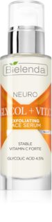 Bielenda Neuro Glicol + Vit. C noćni serum za pomlađivanje s piling učinkom