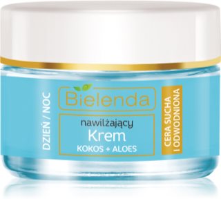 Bielenda Hydra Care Coconut & Aloe creme de hidratação intensiva para pele seca desidratada