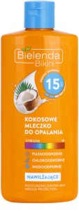 Bielenda Bikini Coconut lait solaire hydratant SPF 15