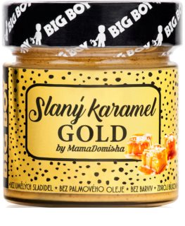 Big Boy Slaný karamel GOLD by @mamadomisha ořechová pomazánka