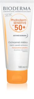 Bioderma Photoderm Sensitive leite protetor para rosto e corpo SPF 50+