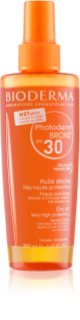 Bioderma Photoderm Bronz Oil óleo protetor solar seco em spray SPF 30