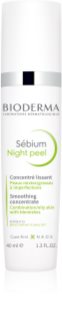 Bioderma Sébium Night Peel Udglattende eksfolierende serum til at behandle hud imperfektioner