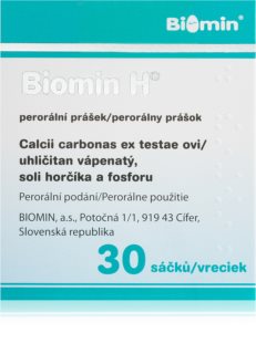 Biomin Biomin H 1110mg/15mg/1,8mg granule pro perorální roztok v sáčku