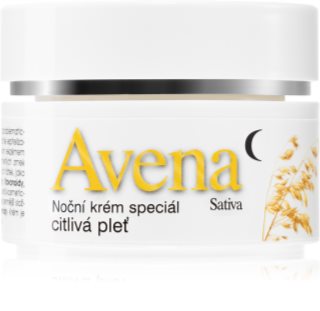 Bione Cosmetics Avena Sativa crème de nuit peaux sensibles