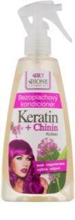 Bione Cosmetics Keratin + Chinin κοντίσιονερ χωρίς ξέβγαλμα