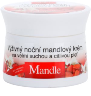 Bione Cosmetics Almonds Närande nattkräm  för mycket torr och känslig hud