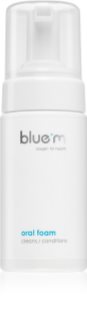bluem Oxygen for Health mutes skalojamās putas divi vienā zobu un smaganu veselībai, nelietojot suku un ūdeni
