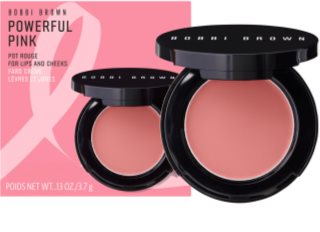 Bobbi Brown Powerful Pink Pot Rouge matná krémová tvářenka odstín Powder Pink 3.7 g