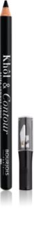 Bourjois Khôl & Contour Extra Longue Tenue crayon yeux longue tenue avec taille-crayon teinte 001 Noir-issime 1,2 g