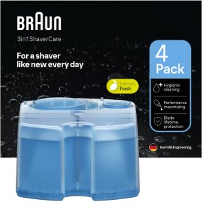 Braun CCR Refill LemonFresh nadomestne kartuše za čistilno postajo z vonjem Lemon Fresh 4 kos