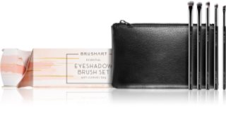 BrushArt Professional Essential eyeshadow brush set with cosmetic bag