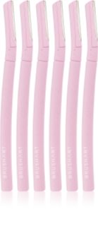 BrushArt Accessories Face & Brow razors Raseerija / habemenuga kulmudele 6 tk