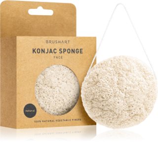 BrushArt Home Salon Konjac sponge делікатний спонжик-ексфоліант для обличчя