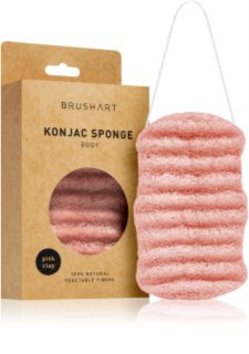 BrushArt Home Salon Konjac sponge jemná exfoliační houbička na tělo