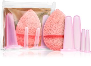 BrushArt Home Salon Facial cupping set conjunto accesorio de ventosas faciales
