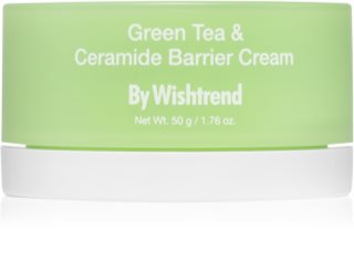 By Wishtrend Green Tea & Ceramide Barrier Cream глибоко зволожуючий крем для зміцнення захисного бар’єра шкіри 50 гр