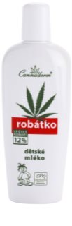 Cannaderm Robatko Body lotion for kids otroški masažni losjon za telo s konopljinim oljem