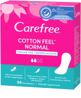 Carefree Cotton toallitas íntimas