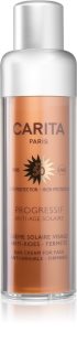 Carita Progressif Anti-Age Solaire creme bronzeador para rosto com efeito antirrugas SPF 50