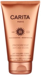 Carita Progressif Anti-Age Solaire loção corporal de bronzeamento SPF 20