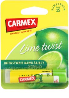 Carmex Lime Twist bálsamo hidratante para lábios em stick SPF 15