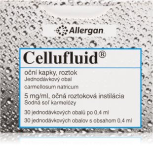 Cellufluid Cellufluid 5mg/ml oční kapky, roztok
