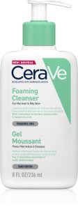 CeraVe Cleansers Foaming Cleanser пенлив почистващ гел за нормална към мазна кожа