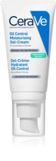 CeraVe Oil Control Moisturising Gel-Cream drėkinamasis gelinis kremas mišriai odai 52 ml