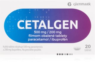 Cetalgen Cetalgen 500mg/200mg filmom obalené tablety