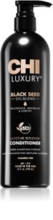 CHI Luxury Black Seed Oil Moisture Replenish Conditioner Mitrinošs kondicionieris vieglai ķemmēšanai