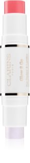 Clarins Face Make-Up Glow 2 Go blush cremos și iluminator duo