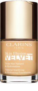 Clarins Skin Illusion Velvet tekutý make-up s matným finišem s vyživujícím účinkem