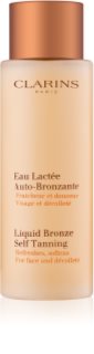 Clarins Liquid Bronze Self Tanning προϊόν αυτομαυρίσματος Για το πρόσωπο κα το ντεκολτέ