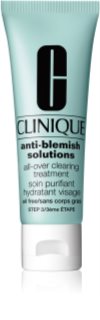 Clinique Anti-Blemish Solutions™ All-Over Clearing Treatment creme hidratante para pele problemática, acne