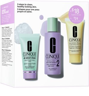 Clinique 3 Steps Skin Care Kit Skin Type 2 gift set for perfect skin cleansing