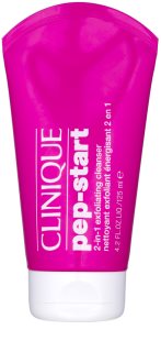 Clinique Pep-Start™ 2-in-1 Exfoliating Cleanser Exfolierende Reinigingsgel  2 in 1