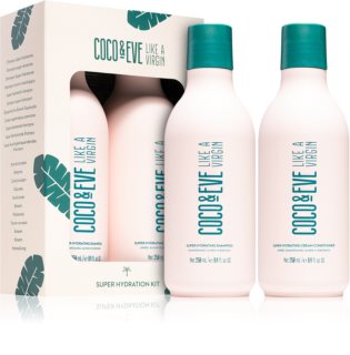 Coco & Eve Like A Virgin Super Hydration Kit Shampoo mit Conditioner spendet Feuchtigkeit und Glanz