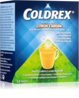 Coldrex Coldrex Horký nápoj Citron s medem 750mg/10mg/60mg prášek pro perorální roztok v sáčku