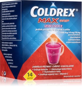 Coldrex Coldrex MAXGRIP Lesní ovoce 1000mg/10mg/70mg volně prodejný léčivý přípravek