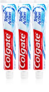 Colgate Triple Action White Blegende tandpasta til forebyggelse af forfald i tænderne og frisk ånde