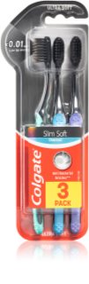 Colgate Slim Soft Active Toothbrushes with Activated Charcoal - Soft