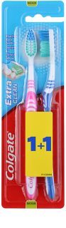 Colgate Extra Clean periuta de dinti Medium 2 pc